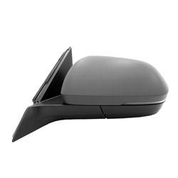 LKQ - 2018 Volkswagen Atlas Driver's Side Door Mirror Power Adjustment, Manual Folding, Heated, Blind Spot Indicator, Housing Turn Signal Indicator, Memory Setting, Mirror Turn Signal Indicator, Textured Paint To Match