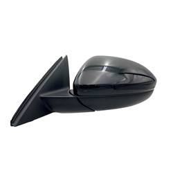 LKQ - 2019-2022 Volkswagen Jetta Driver's Side Door Mirror Power Adjustment, Manual Folding, Heated, Black