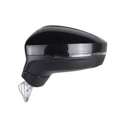 LKQ - 2020-2021 Volkswagen Tiguan Driver's Side Door Mirror Power Adjustment, Manual Folding, Heated, Blind Spot Indicator, Housing Turn Signal Indicator, Mirror Turn Signal Indicator, Textured Paint To Match