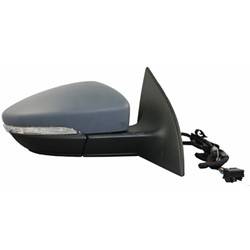 LKQ - 2009-2015 Volkswagen Eos Passenger's Side Door Mirror Power Adjustment, Powered Folding, Heated, Integrated Puddle Light