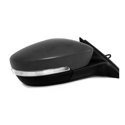 LKQ - 2013-2015 Volkswagen Passat Passenger's Side Door Mirror Power Adjustment, Manual Folding, Heated, Housing Turn Signal Indicator, Mirror Turn Signal Indicator, Textured Paint To Match