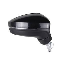 LKQ - 2018-2019 Volkswagen Tiguan Passenger's Side Door Mirror Power Adjustment, Manual Folding, Heated, Blind Spot Indicator, Housing Turn Signal Indicator, Mirror Turn Signal Indicator, Textured Paint To Match