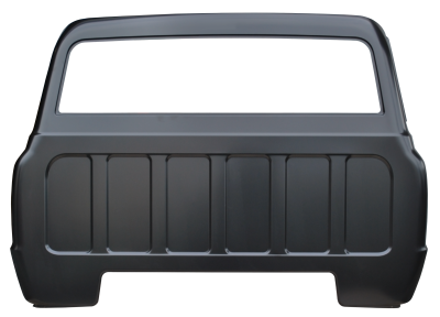 KP - 67-72 CHEV/GMC PICKUP FULL CAB BACK PANEL WITH BIG REAR GLASS AND W/O CARGO LAMP