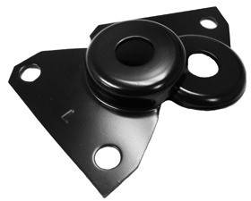 KP - 67-72 CHEVY/GMC PICKUP, CHEVY SUBURBAN AND BLAZER FRONT FENDER LOWER REAR MOUNTING PLATES - PAIRS