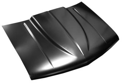 KP - 88-98 CHEVY/GMC PICKUP 99-02 SILVERADO AND SIERRA AND 92-99 CHEVY SUBURBAN, TAHOE, BLAZER GMC YUKON COWL INDUCTION STYLE HOOD