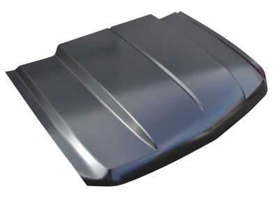 KP - 07-13 SILVERADO 2ND DESIGN STEEL COWL INDUCTION HOOD