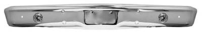 67-70 C-10 FRT CUSTOM BUMPER W/FOG LIGHT HOLE