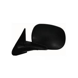 1998-2002 Dodge Ram 1500 Driver's Side Door Mirror Power Adjustment, Manual Folding, Heated, Textured Black