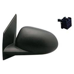 2007-2012 Dodge Caliber Driver's Side Door Mirror Manual Adjustment, Non-Foldaway, Non-Heated, Textured