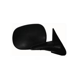 1998-2002 Dodge Ram 1500 Passenger's Side Door Mirror Power Adjustment, Manual Folding, Heated, Textured Black