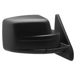 2007-2017 Jeep Patriot Passenger's Side Door Mirror Manual Adjustment, Manual Folding, Non-Heated, Textured