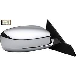 2011-2014 Chrysler 200 Passenger's Side Door Mirror Power Adjustment, Manual Folding, Heated, Chrome, Convertible Only