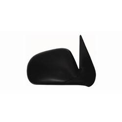 1993-1997 Ford Ranger Passenger's Side Door Mirror Power Adjustment, Manual Folding, Non-Heated, Gloss Black