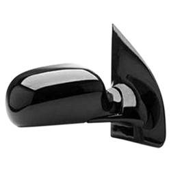 1999-2003 Ford Windstar Passenger's Side Door Mirror Manual Adjustment, Manual Folding, Non-Heated, Black