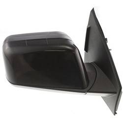 2010-2011 Ford Edge Passenger's Side Door Mirror Power Adjustment, Manual Folding, Heated, Blind Spot Mirror, Integrated Puddle Light, Textured Paint To Match