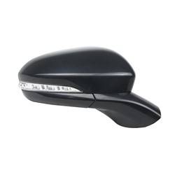 2013-2017 Ford Fusion Passenger's Side Door Mirror Power Adjustment, Non-Foldaway, Heated, Blind Spot Mirror, Housing Turn Signal Indicator, Integrated Puddle Light, Mirror Turn Signal Indicator, Utility Spotlight, Paint to Match