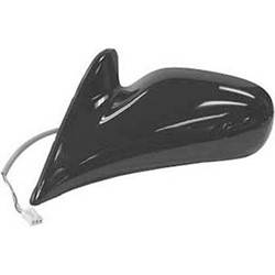 1998-2002 Chevrolet Prizm Driver's Side Door Mirror Power Adjustment, Non-Foldaway, Non-Heated, Gloss Black