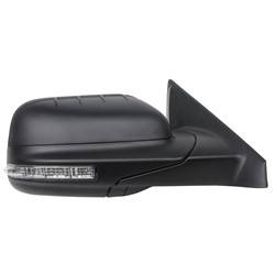 LKQ - 2011-2015 Ford Explorer Passenger's Side Door Mirror Power Adjustment, Powered Folding, Heated, Housing Turn Signal Indicator, Integrated Puddle Light, Memory Setting, Mirror Turn Signal Indicator, Textured Black - Image 2