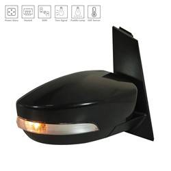 LKQ - 2013-2018 Ford C-Max Passenger's Side Door Mirror Power Adjustment, Manual Folding, Heated - Image 2