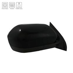 LKQ - 2019 Ford Expedition Passenger's Side Door Mirror Power Adjustment, Manual Folding, Heated, Black - Image 2