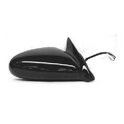 1993-1997 Geo Prizm Passenger's Side Door Mirror Power Adjustment, Non-Foldaway, Non-Heated, Gloss Black