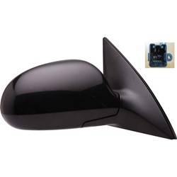 2009-2012 Hyundai Elantra Passenger's Side Door Mirror Power Adjustment, Manual Folding, Heated, Textured Paint To Match