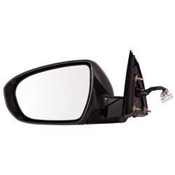 LKQ - 2014-2016 Kia Cadenza Driver's Side Door Mirror Power Adjustment, Manual Folding, Heated, Housing Turn Signal Indicator, Integrated Puddle Light, Memory Setting, Mirror Turn Signal Indicator, Paint to Match - Image 2