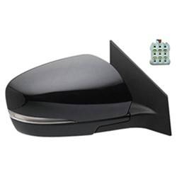 LKQ - 2010-2012 Mazda CX-9 Passenger's Side Door Mirror Power Adjustment, Manual Folding, Heated, Housing Turn Signal Indicator, Mirror Turn Signal Indicator, Textured Paint To Match - Image 2