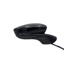 LKQ - 2019-2022 Mazda 3 Passenger's Side Door Mirror Power Adjustment, Manual Folding, Non-Heated, Blind Spot Indicator, Housing Turn Signal Indicator, Mirror Turn Signal Indicator, Black - Image 2