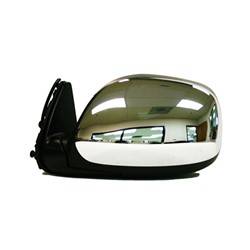 2000-2004 Toyota Tundra Driver's Side Door Mirror Power Adjustment, Manual Folding, Non-Heated, Textured Chrome