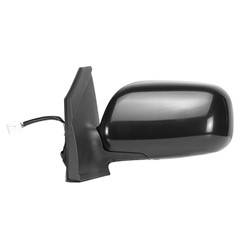 2001-2003 Toyota Prius Driver's Side Door Mirror Power Adjustment, Manual Folding, Non-Heated, Textured Paint To Match