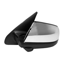 LKQ - 2007-2013 Toyota Tundra Driver's Side Door Mirror Power Adjustment, Powered Folding, Heated, Housing Turn Signal Indicator, Mirror Turn Signal Indicator, Textured Chrome - Image 2