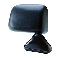 1989-1995 Toyota Pickup Passenger's Side Door Mirror Manual Adjustment, Manual Folding, Non-Heated, Black, Door Mount