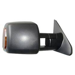 LKQ - 2007-2021 Toyota Tundra Passenger's Side Door Mirror Power Adjustment, Manual Folding, Heated, Blind Spot Mirror, Housing Turn Signal Indicator, Mirror Turn Signal Indicator, Textured, with Tow Package - Image 2