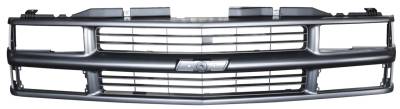 94-98 CHEVY PICKUP AND SUBURBAN GRILLE, PAINT TO MATCH, FOR COMPOSITE HEADLIGHTS